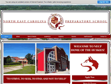 Tablet Screenshot of necprepschool.com
